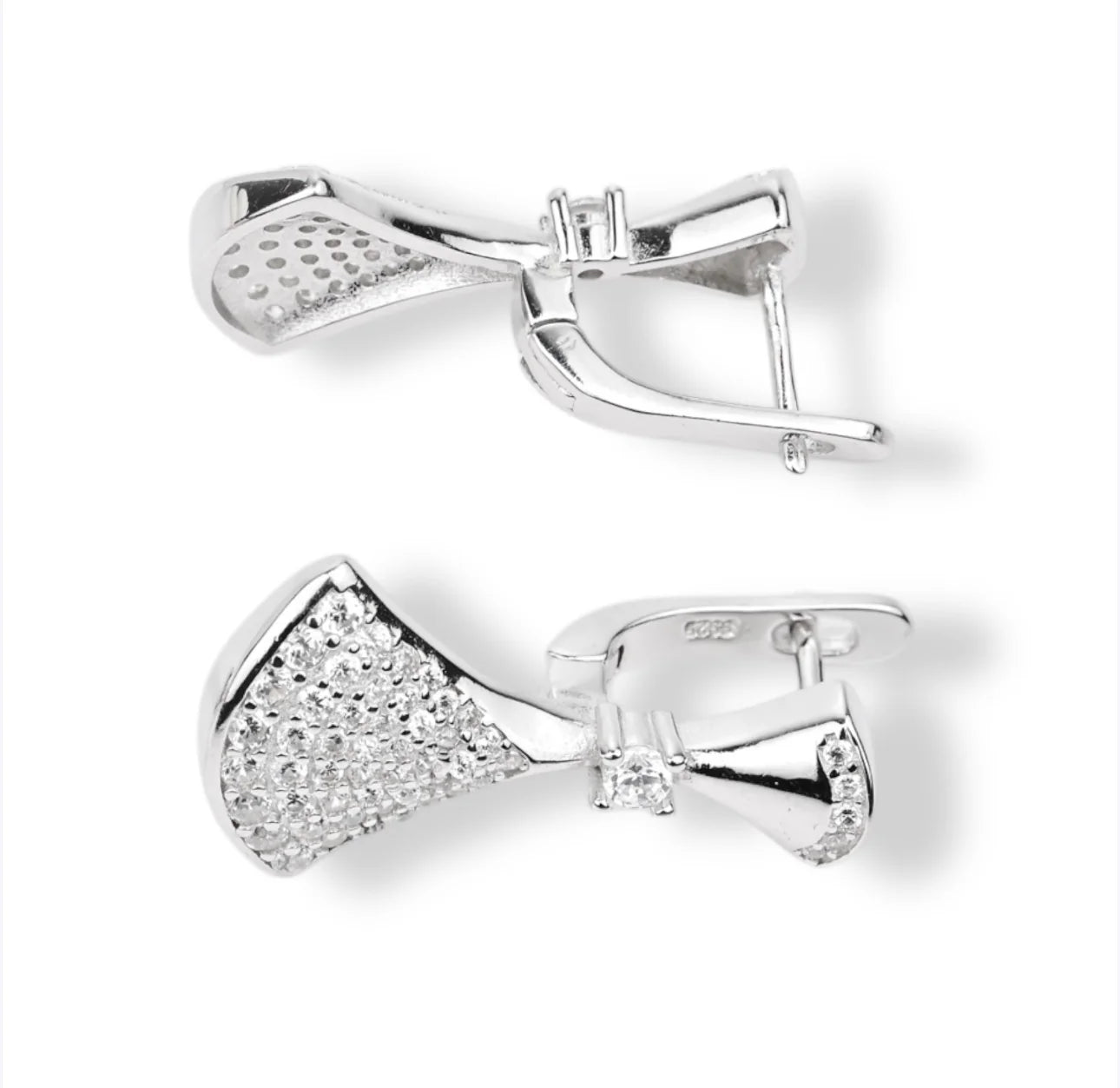 Silver Set with Zirconia stones (Earrings, Ring, Pendant)