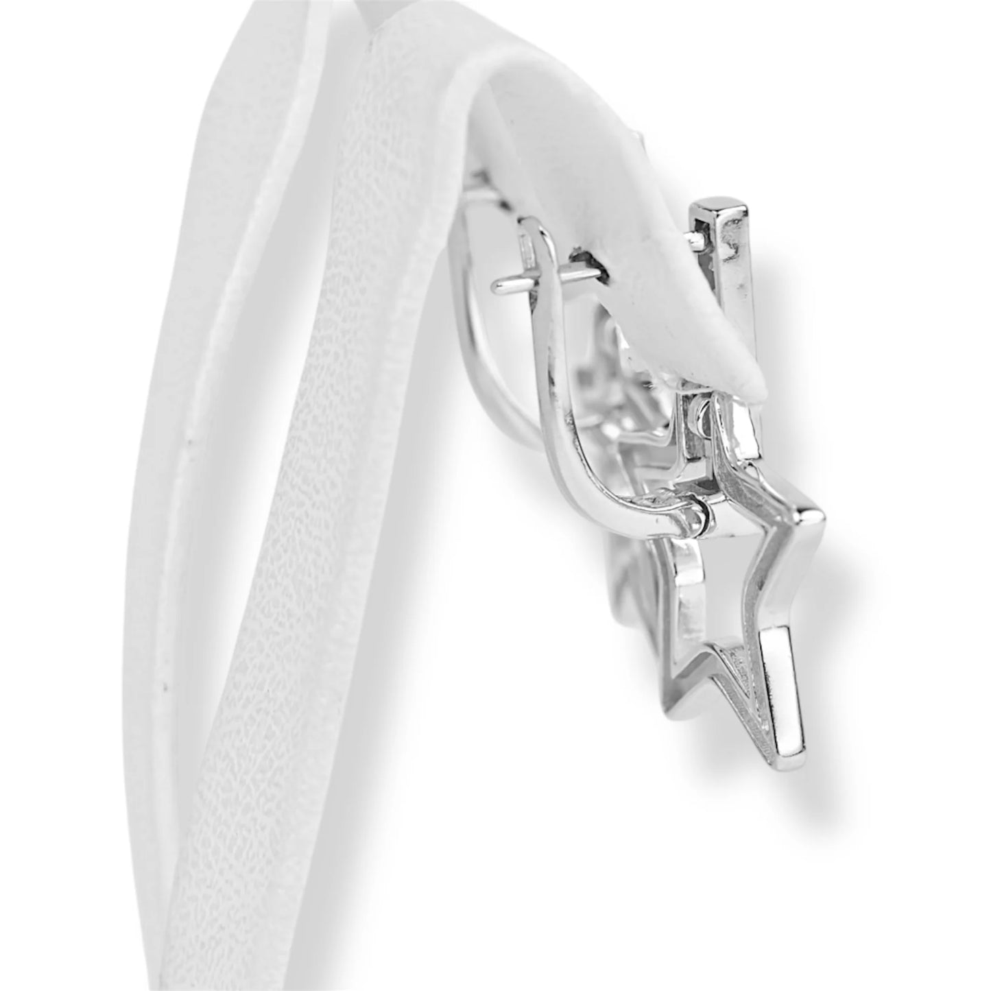 Silver Earrings Stars