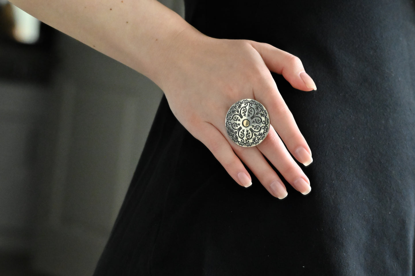 Silver Ring Gold Plated
