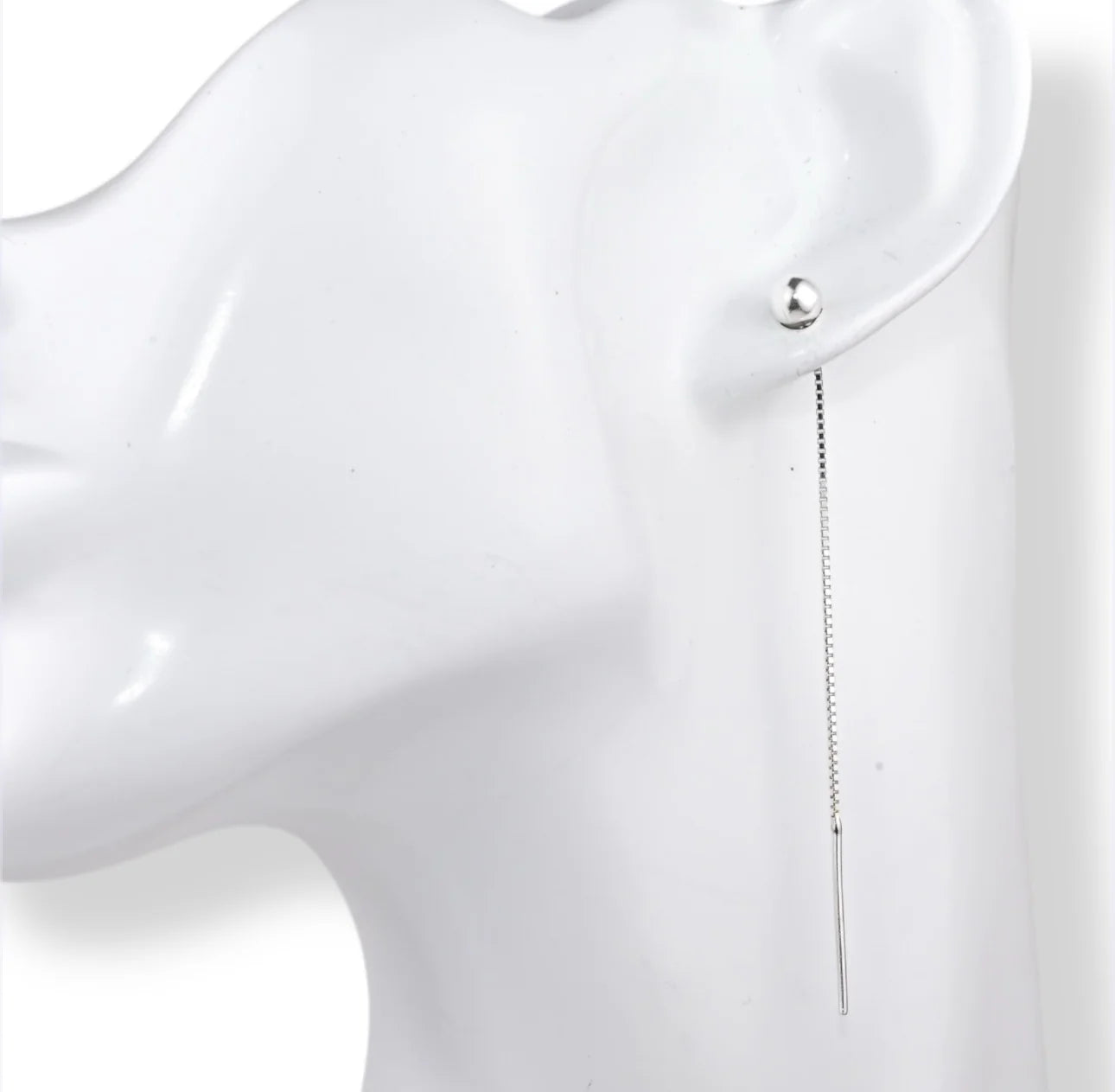Silver Thread Earrings