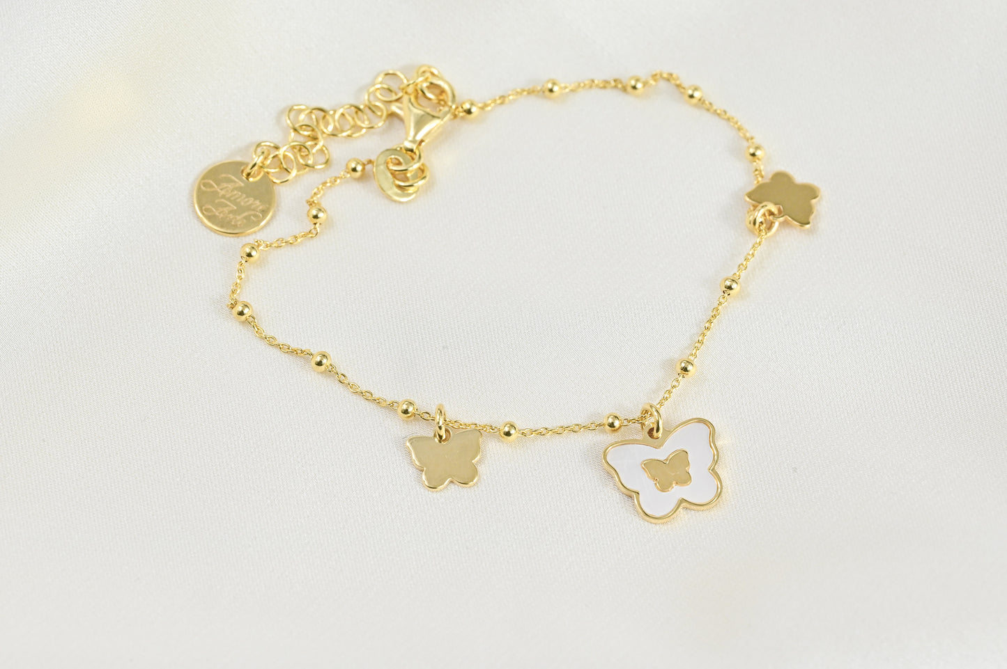 Bracelet Yellow Butterfly