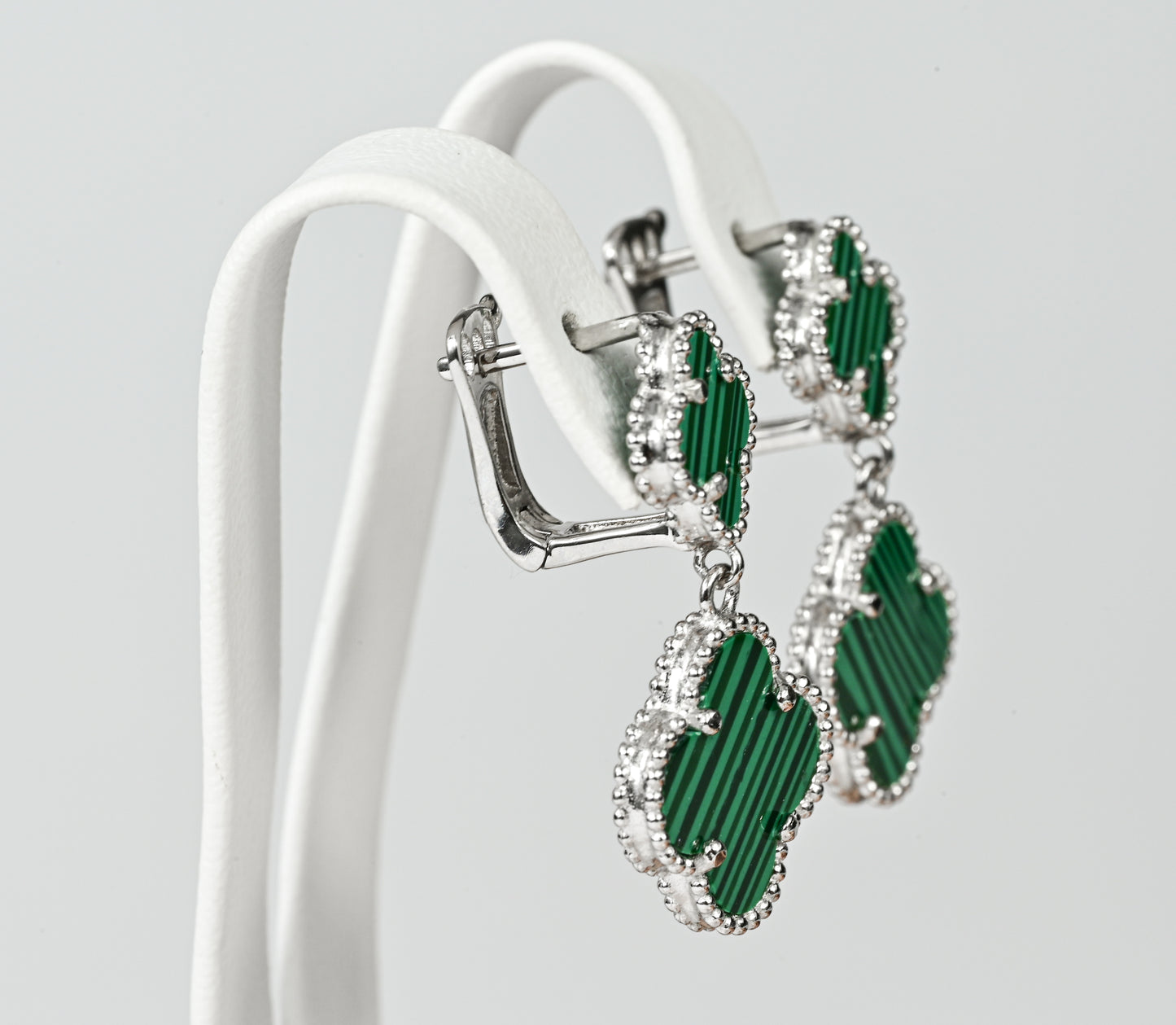 Jewelry Set Malachite (Earrings,Ring)