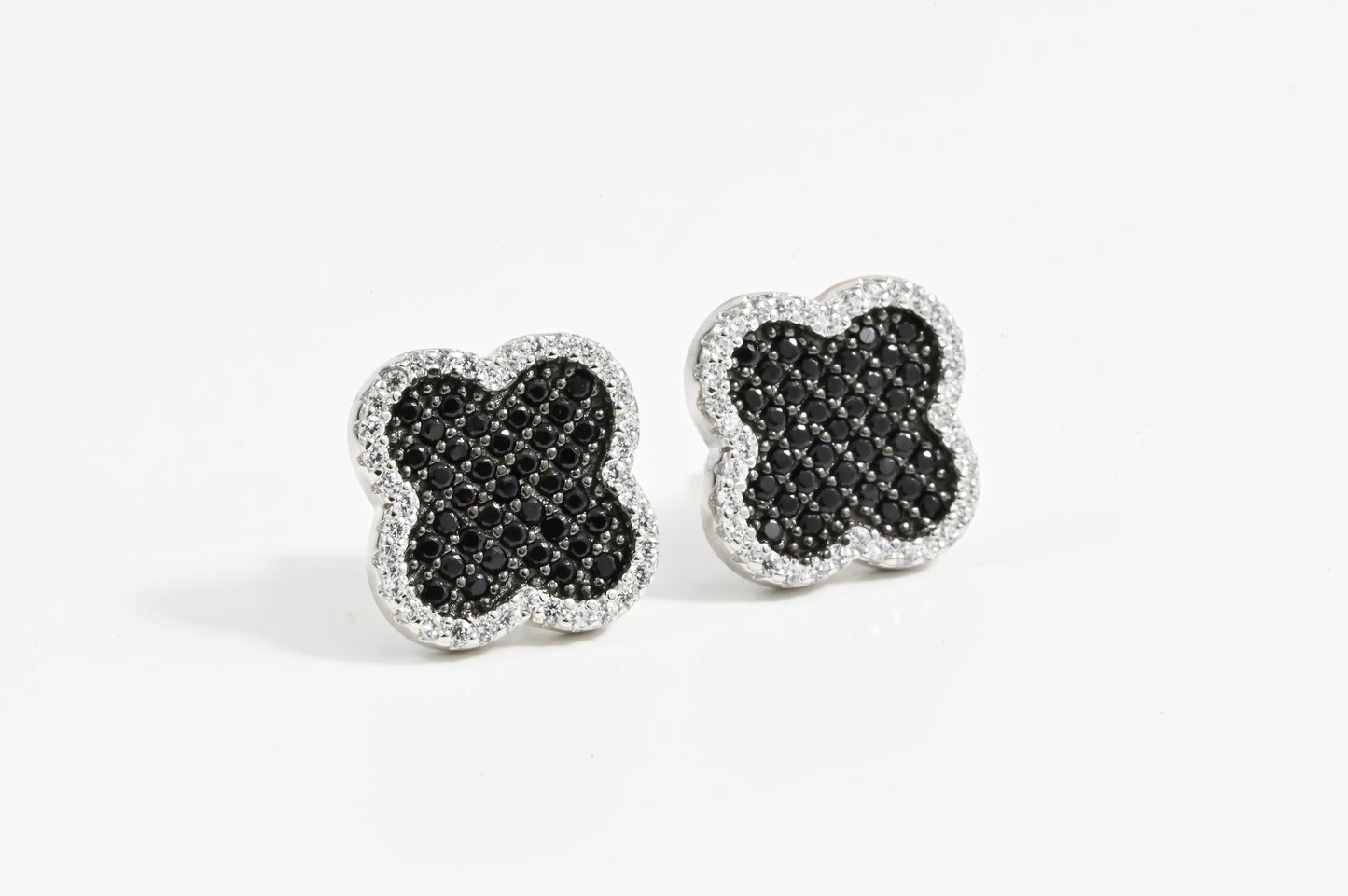 Stud Earrings Black clover