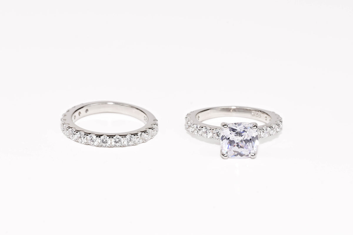 Silver Double Ring