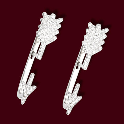 Silver Earrings Cuff