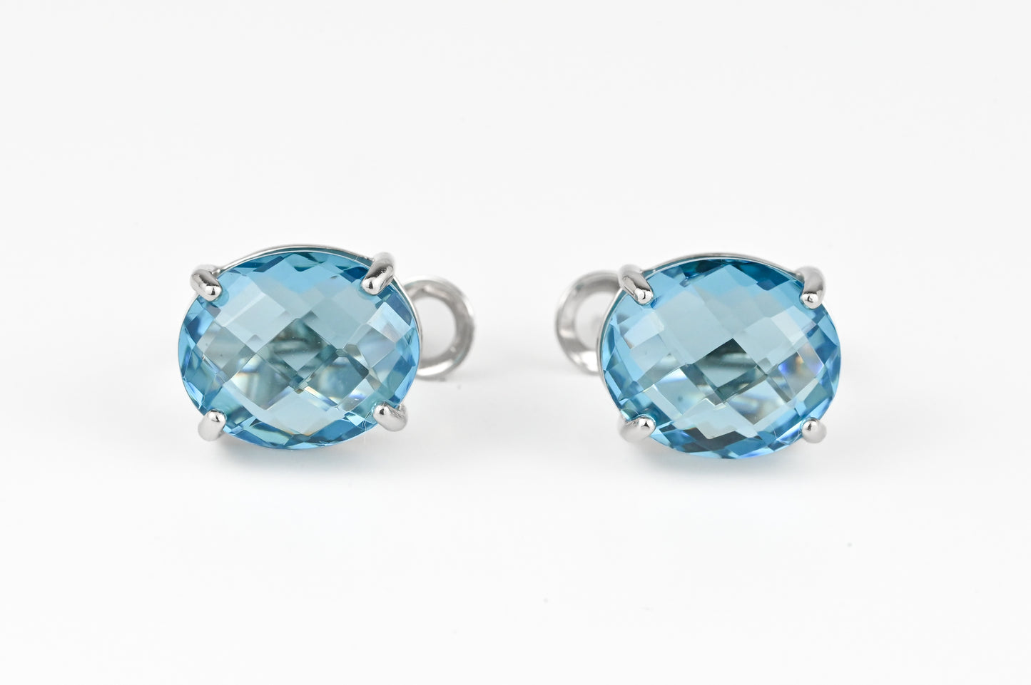 Blue Topaz Earrings