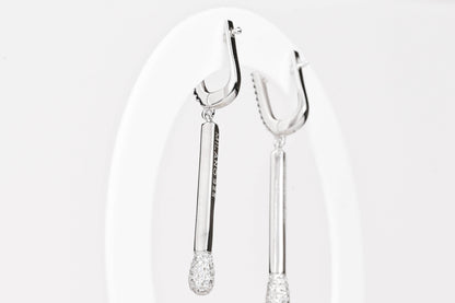 Silver Set Match with Zirconia Stones