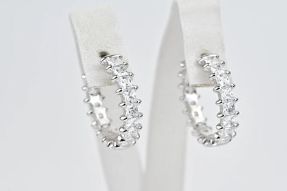 Silver Set (Hoops Earrings & Ring)