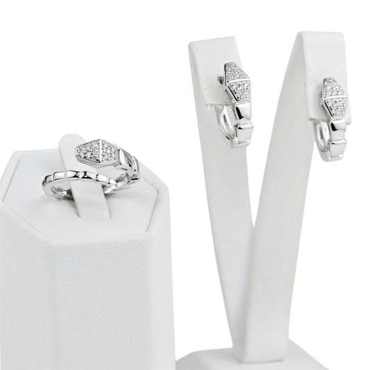 Silver 925 Set Snakes
