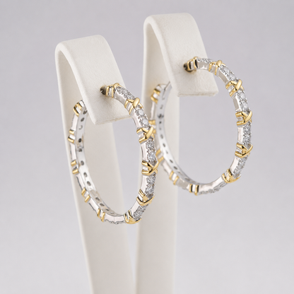 Silver Hoops Earrings
