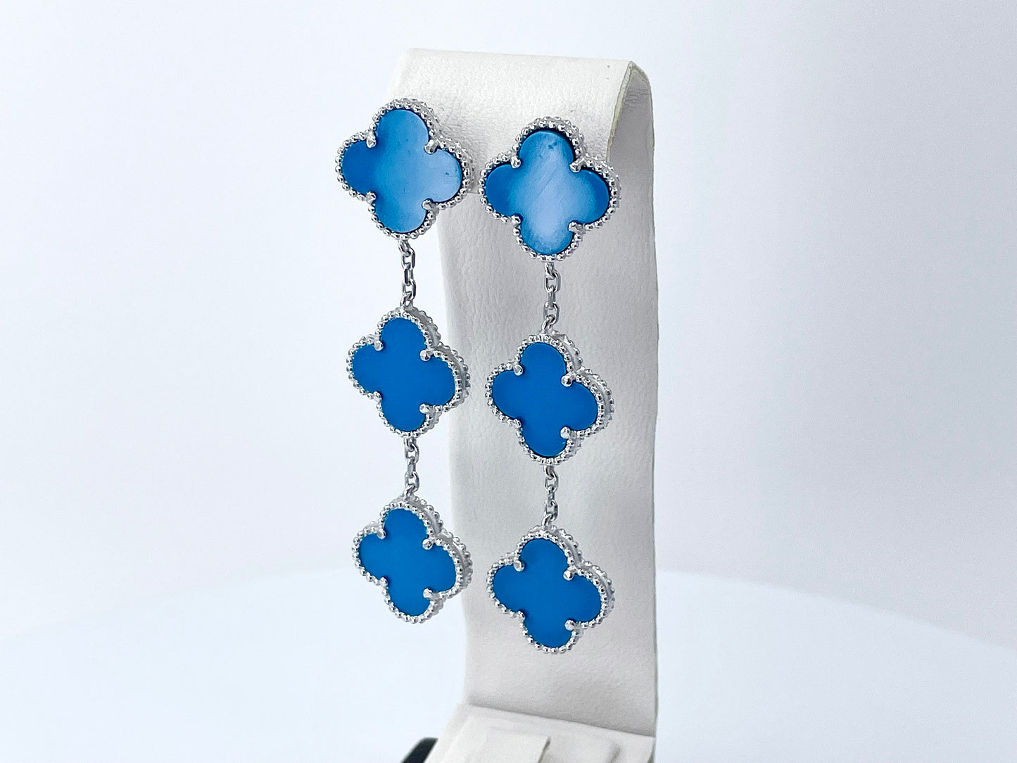 Triple Clover Dangle Earrings - Multiple Variations