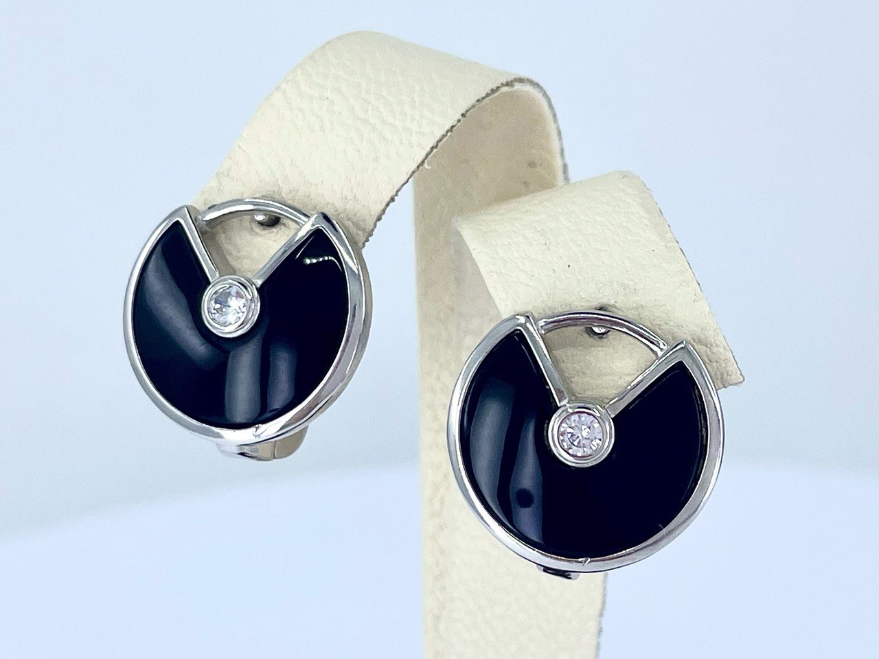 Black Onyx Circular Geometric Jewelry Set